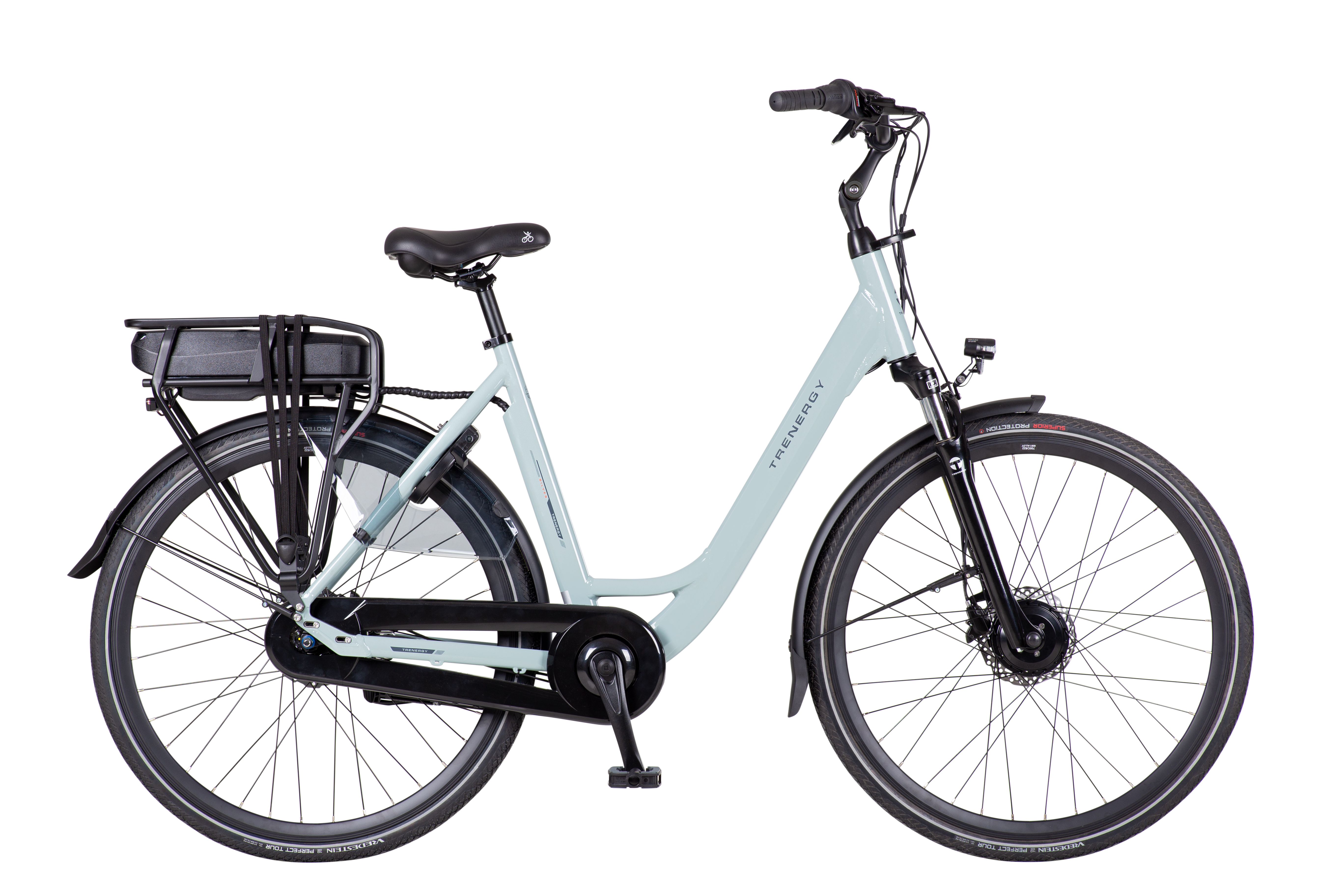 Elektrische fiets Trenergy Silves N7 Ice green